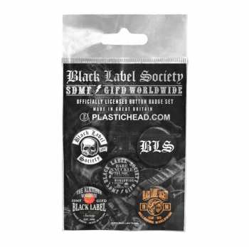 Merch Black Label Society: Zestaw Odznak Black Label Society Button Badge Set