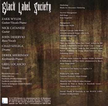 2CD Black Label Society: Unblackened
