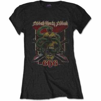 Merch Black Sabbath: Damskie Koszulka Bloody Sabbath 666 