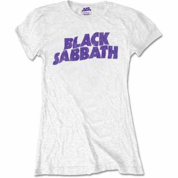 Merch Black Sabbath: Damskie Koszulka Wavy Logo Black Sabbath Vintage 