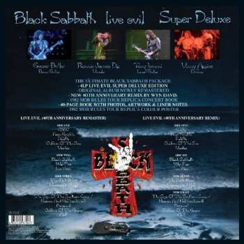 4LP/Zestaw pudełkowy Black Sabbath: Live Evil Super Deluxe DLX