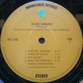 LP Black Sabbath: Paranoid