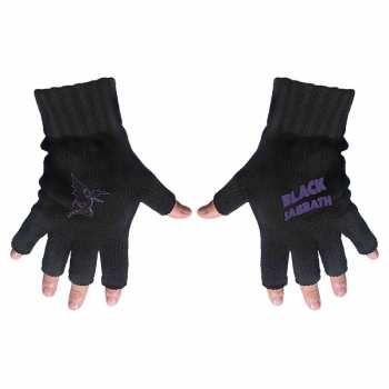 Merch Black Sabbath: Rękawiczki Purple Logo Black Sabbath & Devil