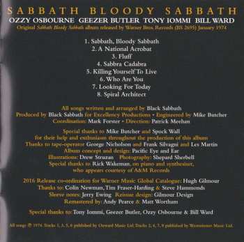 CD Black Sabbath: Sabbath Bloody Sabbath