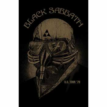 Merch Black Sabbath: Plakat tekstylny Us Tour '78