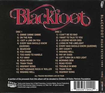 2CD Blackfoot: Road Fever 1980-1985