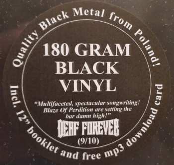 LP Blaze Of Perdition: The Harrowing Of Hearts