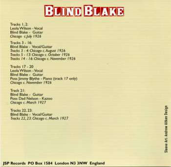 5CD/Zestaw pudełkowy Blind Blake: All The Published Sides