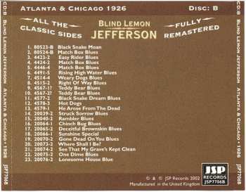 4CD/Zestaw pudełkowy Blind Lemon Jefferson: The Complete 94 Classic Sides Remastered