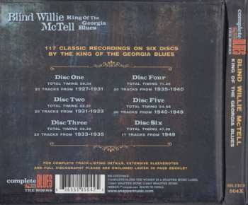 6CD/Zestaw pudełkowy Blind Willie McTell: King Of The Georgia Blues