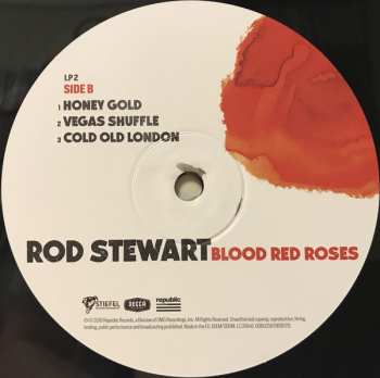 2LP Rod Stewart: Blood Red Roses
