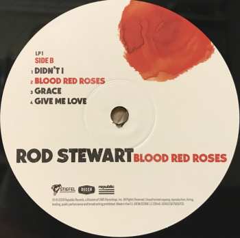 2LP Rod Stewart: Blood Red Roses