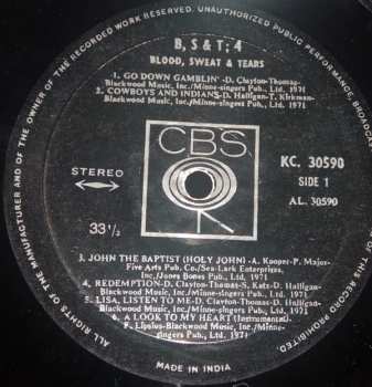 LP Blood, Sweat And Tears: B, S & T 4