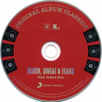 5CD/Zestaw pudełkowy Blood, Sweat And Tears: Original Album Classics