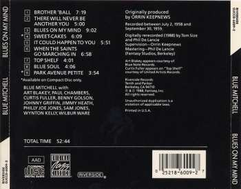 CD Blue Mitchell: Blues On My Mind - The Riverside Collection