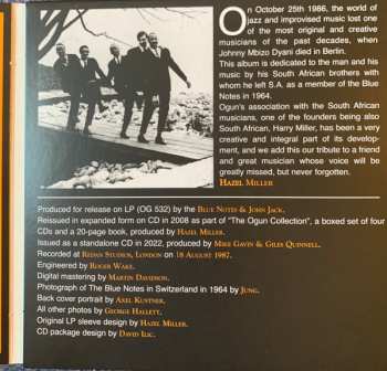 CD Blue Notes: Blue Notes for Johnny