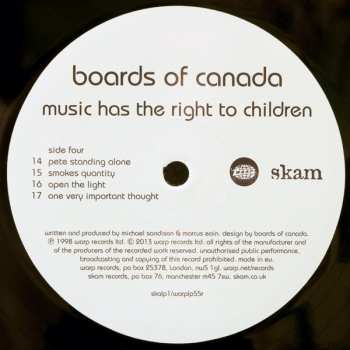 2LP Boards Of Canada: Music Has The Right To Children