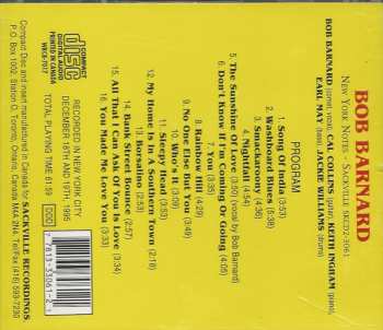 CD Bob Barnard: New York Notes
