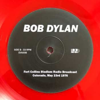 LP Bob Dylan: Fort Collins Stadium Radio Broadcast, Colorado, May 23rd 1976 LTD