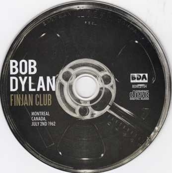 CD Bob Dylan: Finjan Club, Montreal Canada, July 2, 1962