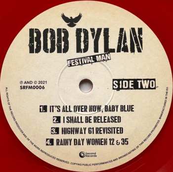 LP Bob Dylan: Festival Man (WNEW FM Broadcast: Woodstock Festival II, Saugerties, New York, 14th August 1994)