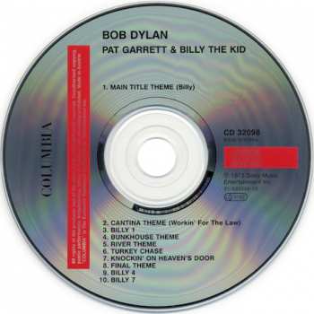 CD Bob Dylan: Pat Garrett & Billy The Kid