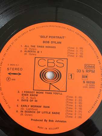 2LP Bob Dylan: Self Portrait