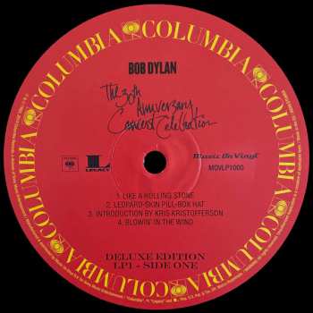 4LP/Zestaw pudełkowy Bob Dylan: Bob Dylan - The 30th Anniversary Concert Celebration DLX