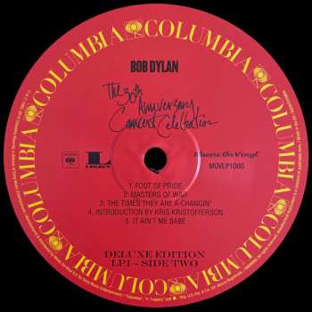 4LP/Zestaw pudełkowy Bob Dylan: Bob Dylan - The 30th Anniversary Concert Celebration DLX
