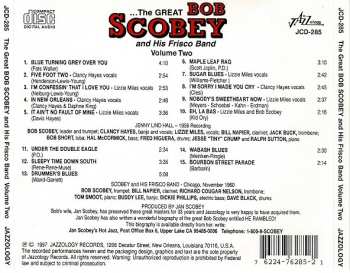 CD Bob Scobey's Frisco Band: ...The Great Bob Scobey And His Frisco Band - Volume Two