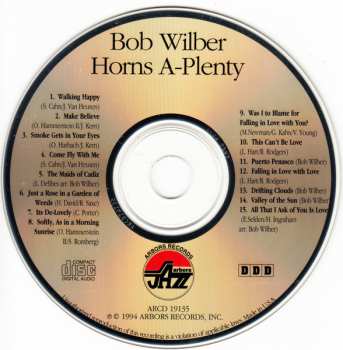 CD Bob Wilber: Horns A-Plenty