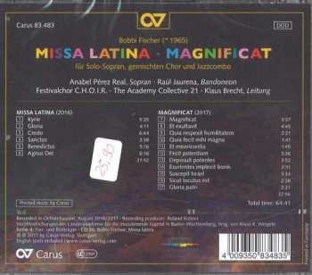 CD Bobbi Fischer: Missa Latina & Magnificat (für Solo-Sopran, genischten Chor und Jazzcombo)