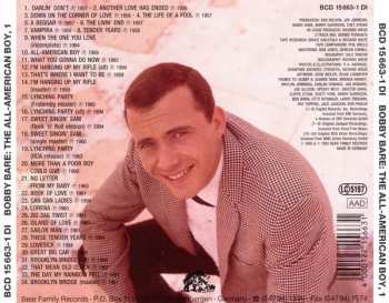 4CD/Zestaw pudełkowy Bobby Bare: All-American Boy