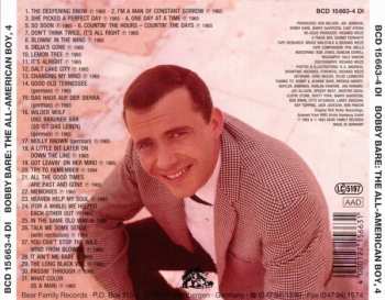 4CD/Zestaw pudełkowy Bobby Bare: All-American Boy