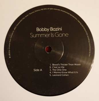 LP Bobby Bazini: Summer Is Gone