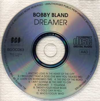 CD Bobby Bland: Dreamer