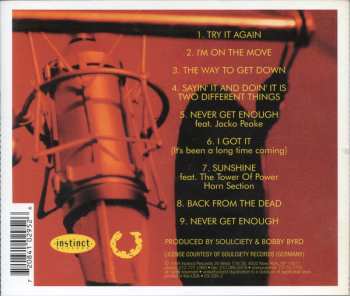 CD Bobby Byrd: On The Move (I Can't Get Enough)