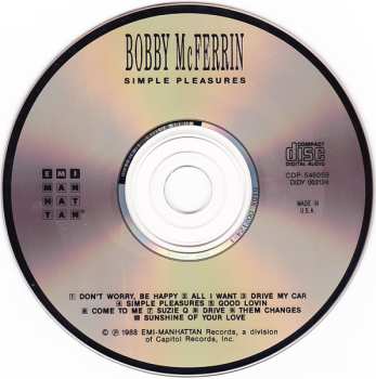 CD Bobby McFerrin: Simple Pleasures