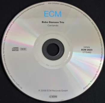 CD Bobo Stenson Trio: Cantando