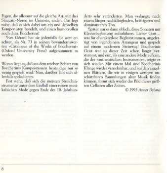 CD Luigi Boccherini: Cello Sonatas - Fugues For 2 Cellos