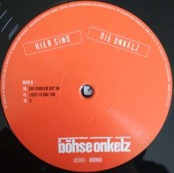 2LP Böhse Onkelz: Hier Sind Die Onkelz