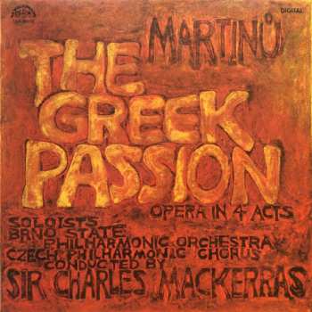 2LP/Zestaw pudełkowy Bohuslav Martinů: The Greek Passion (Opera In 4 Acts)