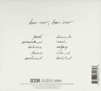 CD Bon Iver: Bon Iver, Bon Iver