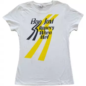 Damskie Koszulka Slippery When Wet 