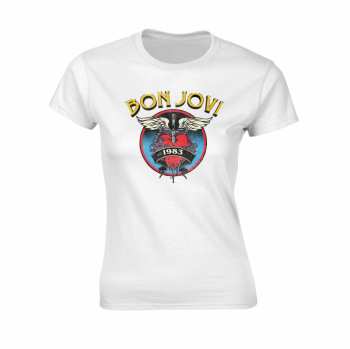 Merch Bon Jovi: Koszulka Damskie Heart '83