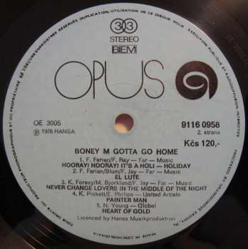 LP Boney M.: Gotta Go Home
