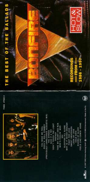 CD Bonfire: Hot & Slow - The Best Of The Ballads