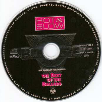 CD Bonfire: Hot & Slow - The Best Of The Ballads