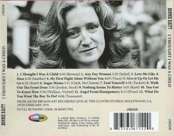 CD Bonnie Raitt: I Thought I Was A Child