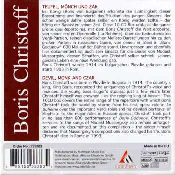 10CD/Zestaw pudełkowy Boris Christoff: Teufel, Mönch And Zar
